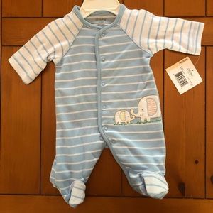 NWT Little Me Preemie Snap Sleeper